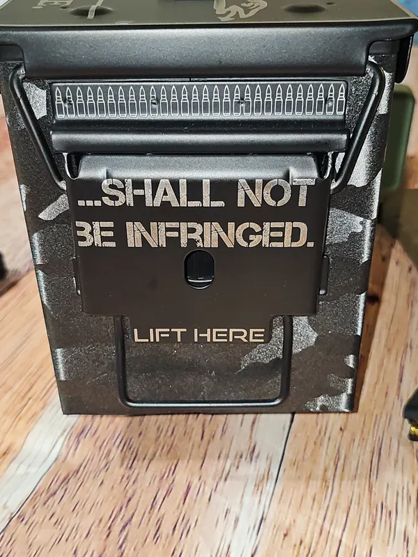 Custom Ammo Can - Laser engraved metal storage